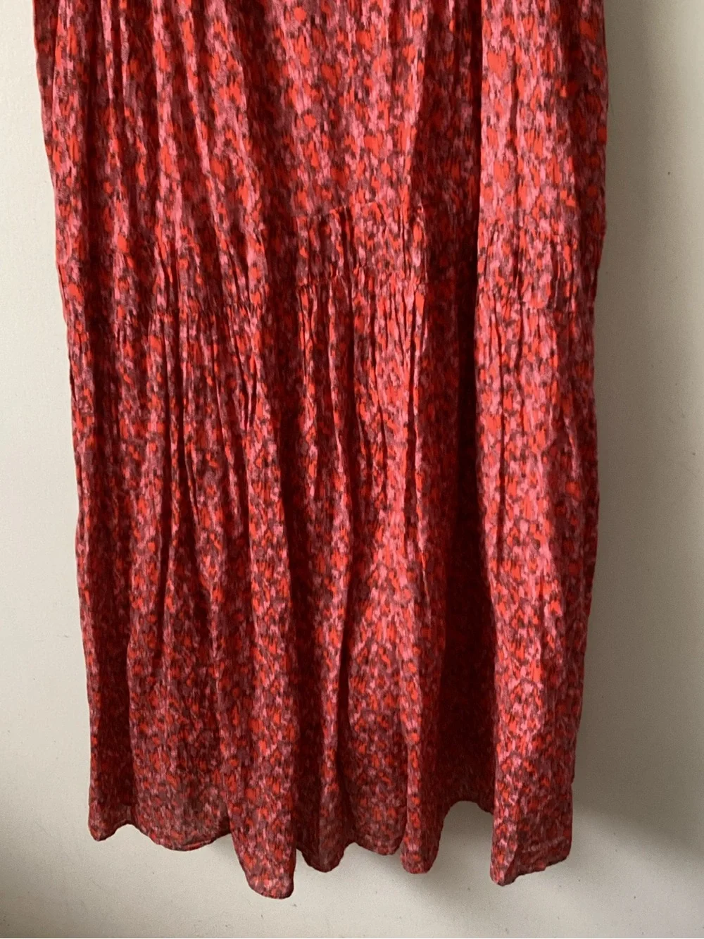 Joie Red Floral Maxi Dress - Picture 3 of 8